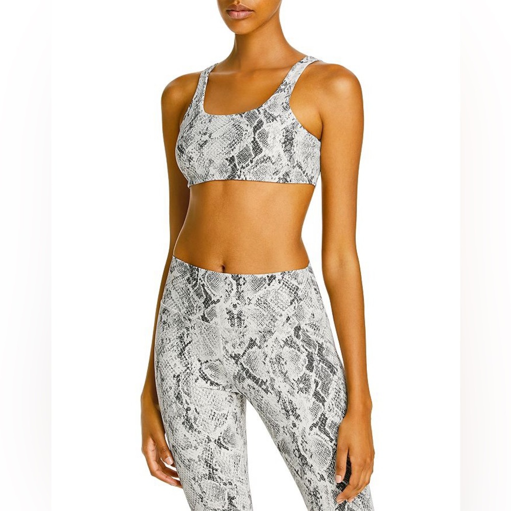 ALO YOGA Vapor Snakeskin Sports Bra - Picture 1 of 5